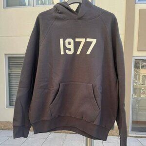 Essentials Fear of God 1977 Hoodie in Iron